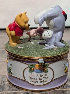Winnie The Pooh Porcelain Music Box